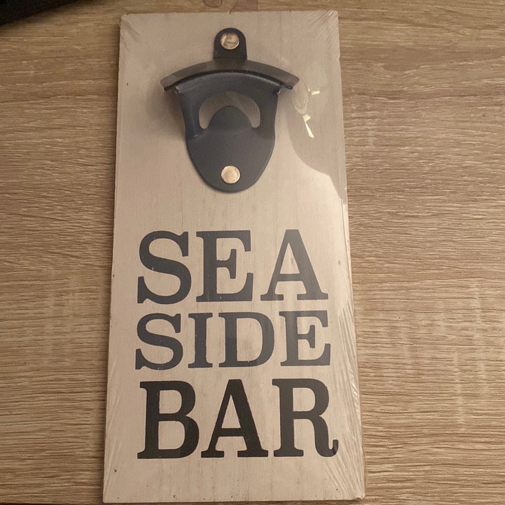 Bottle open wall mount decor